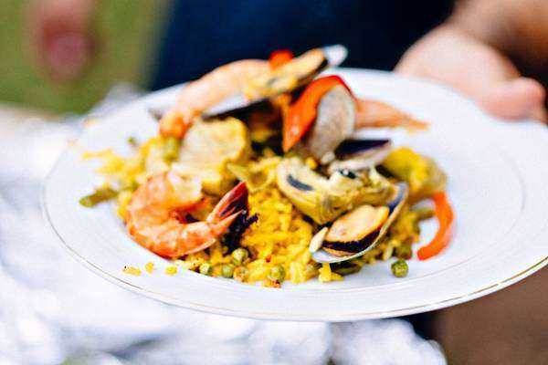 seafood-paella-served spanish paella recipe
