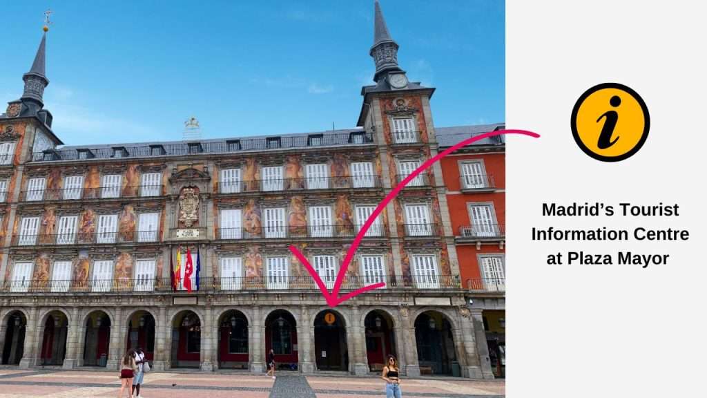 tourist information centre at Plaza mayor Madrid